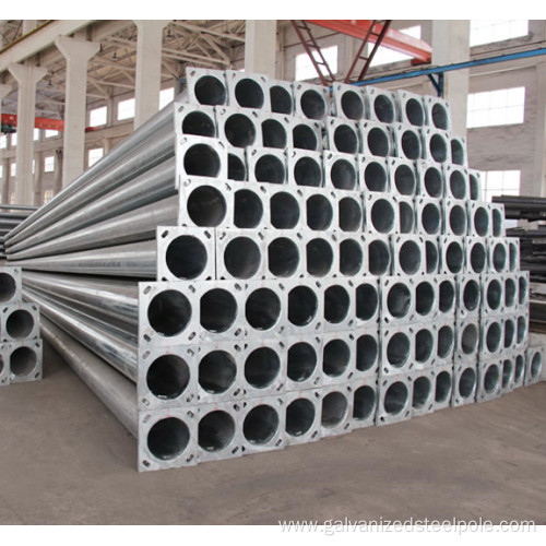 9M Round Galvanizing Street Lighting Steel Pole